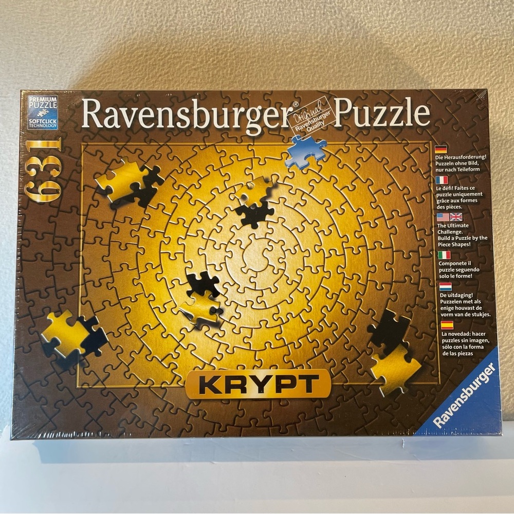 Ravensbirger Krypt 631 Piece Puzzle Soft Click Technology NEW Sealed!